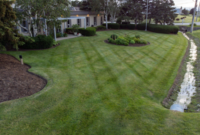 Refined image lawn and landscape, softscapes, snow & ice, lawn cutting & maintenance, residential & commercial lawn care, dunnville, ON